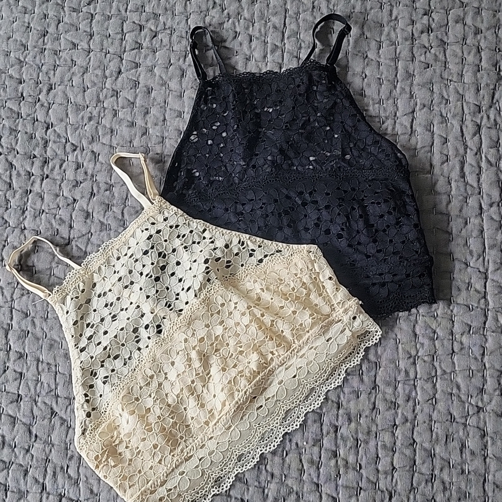 French Affairs Lace Bralette NWOT